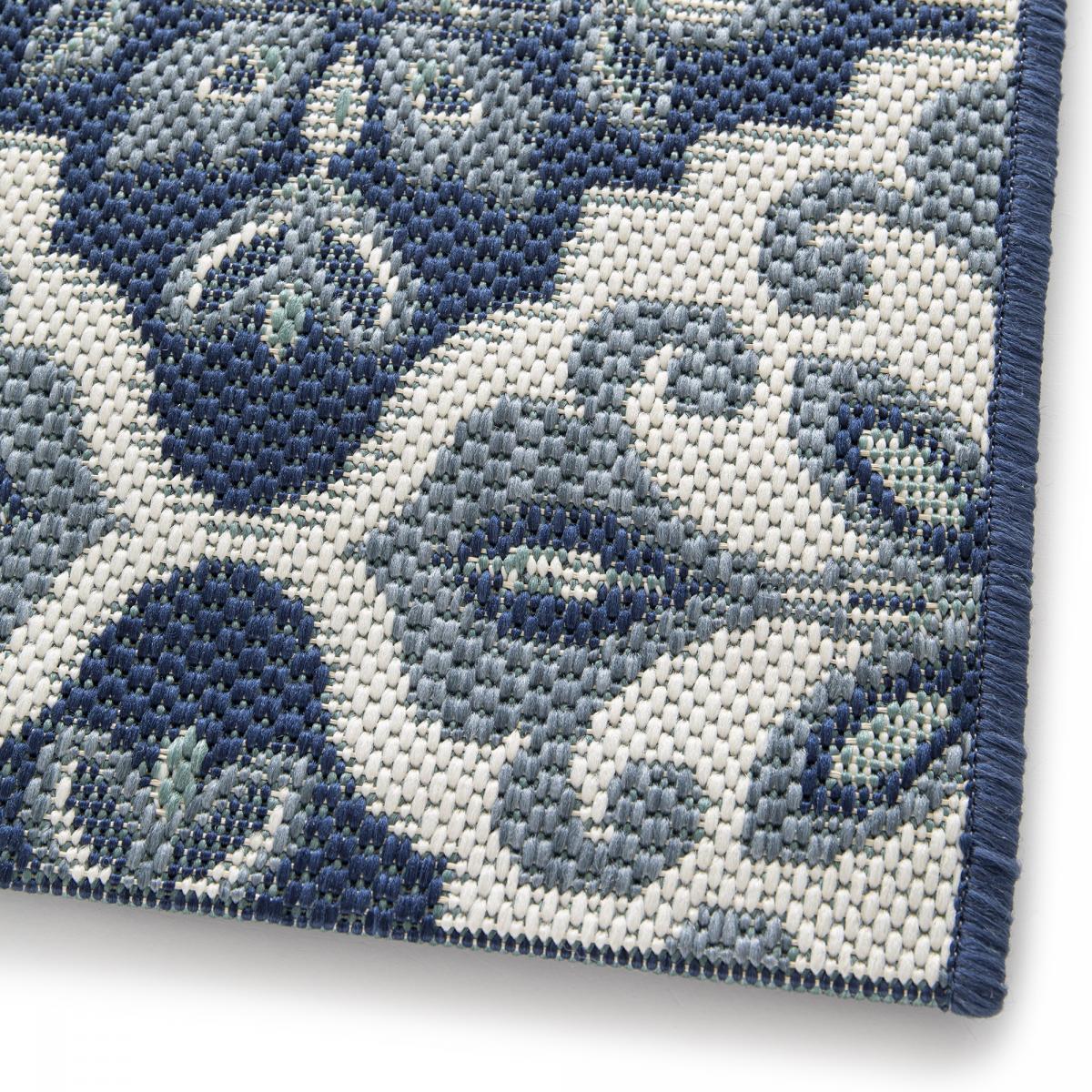 Tapis extérieur tissé kilim rectangle PEGO