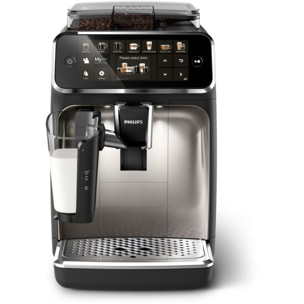 Expresso Broyeur PHILIPS EP5447/90 Machine à café à grain Grise Série 5400 LatteGo