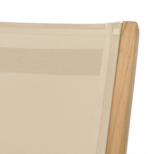 HARRIS - Bain de soleil textilène couleur beige