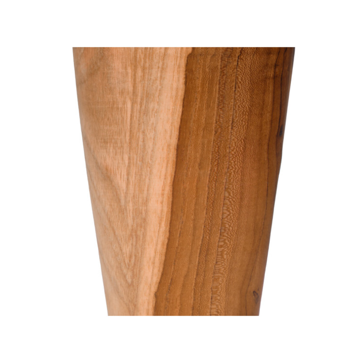 Gobelet de salle de bains H10 cm en bois de teck artisanal - SAMIR