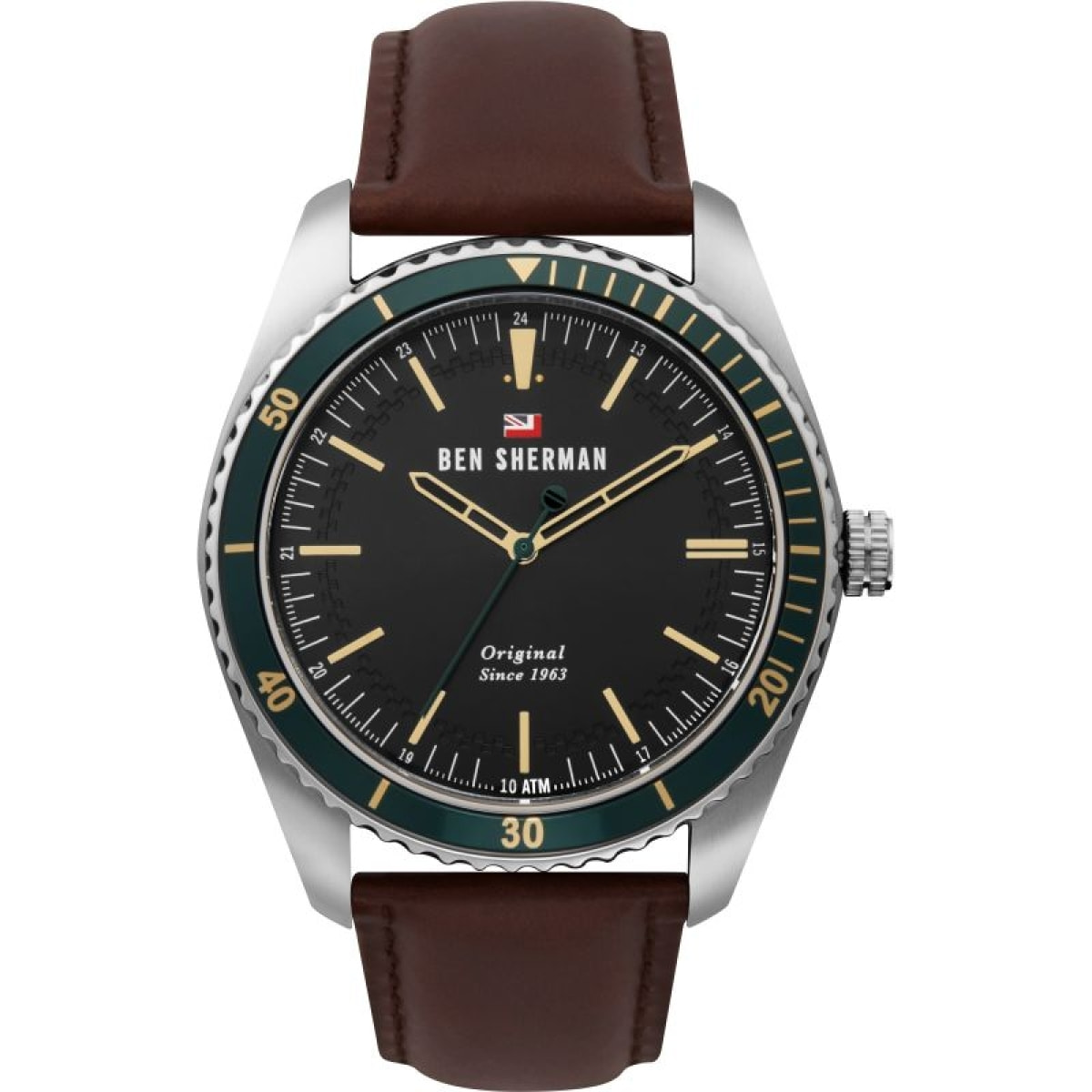 Reloj Ben Sherman WBS114NT Hombre Analogico Cuarzo con Correa de Piel