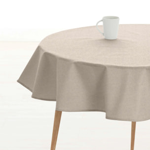 Nappe ronde en résine anti-taches Levante 101