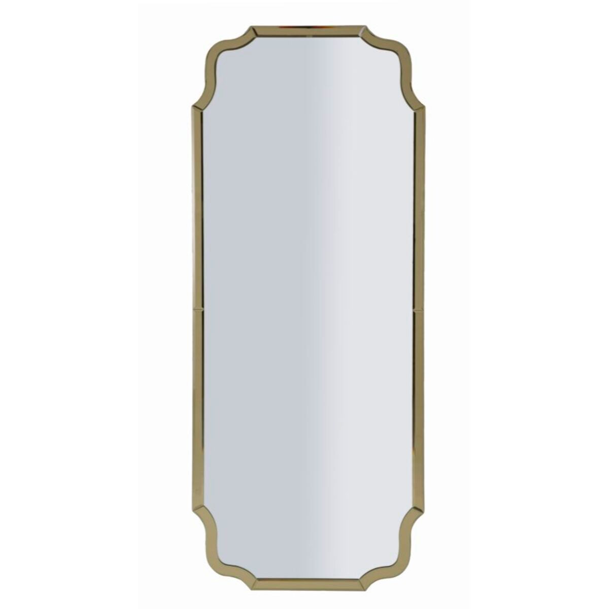 SPECCHIO DA MURO ISTANBUL ORO CM 60X2X150 (MISURA SPECCHIO CM 54X143,5)