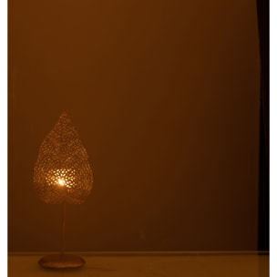 J-Line photophore Feuille - métal - or - small