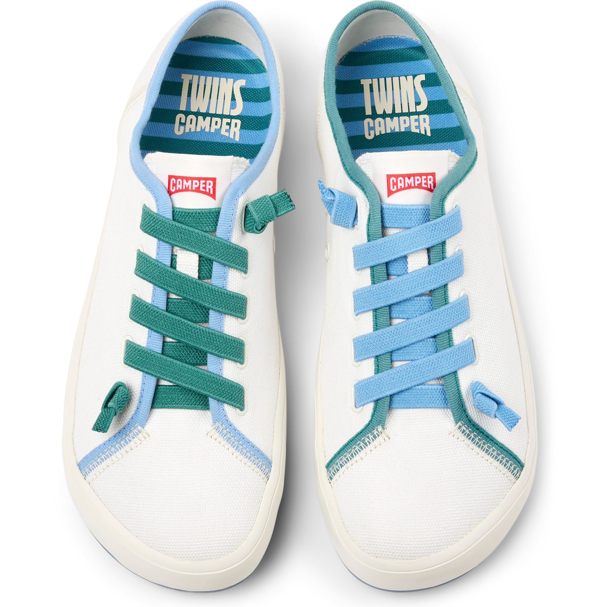 Zapatillas - CAMPER Peu Rambla II Twins - Blanco - Textil natural