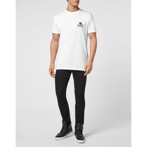 PHILIPP PLEIN T-Shirt Round Neck SKELETON