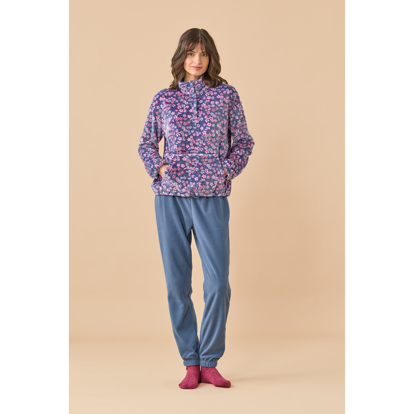 Pigiama donna coral articolo fiori. Noidinotte