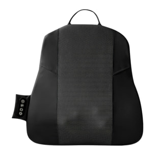 Masajeador ergonómico recargable HY-KB-2025 para espalda, cuello y hombros. 3 modos de masaje con 2 velocidades. 2 intensidades de calor, cinta de ajuste para sillas y asientos.