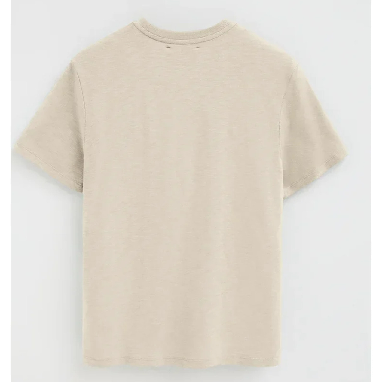 Camiseta beige de manga corta y corte holgado con logo Rigby Go