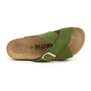 SANDALO CON ZEPPA BILLOWY VERDE