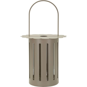 LANTERNA SATURNO TORTORA CM Ø 24X43