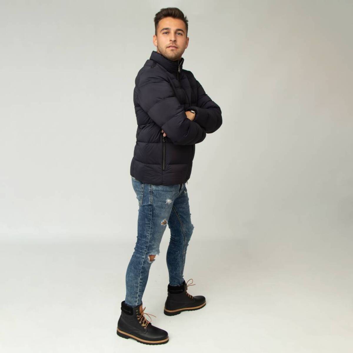 Chaquetas Hombre de la marca GEOX  modelo ABRIGO HOMBRE INVIERNO NEGRO