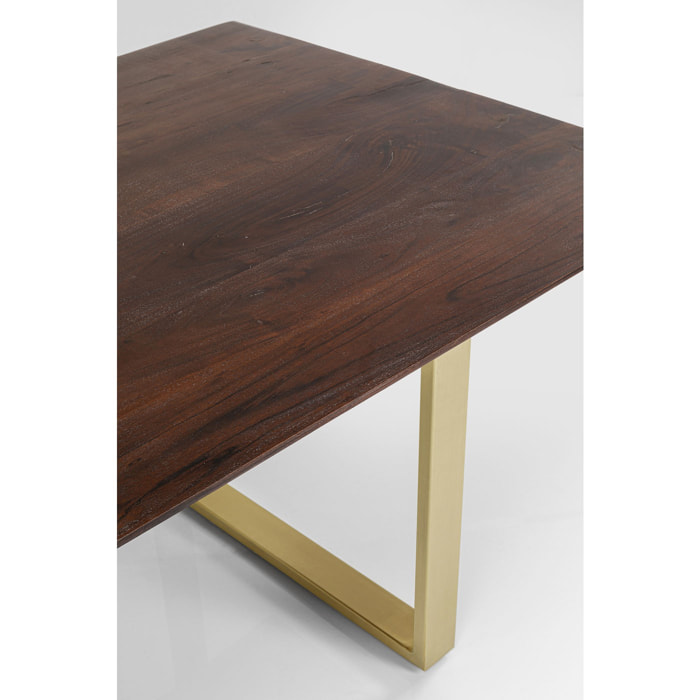 Table Symphony noyer laiton Kare Design