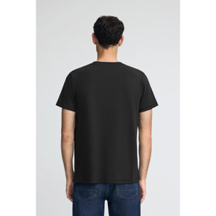 Camiseta Amore negra con parche personalizado Polo Club