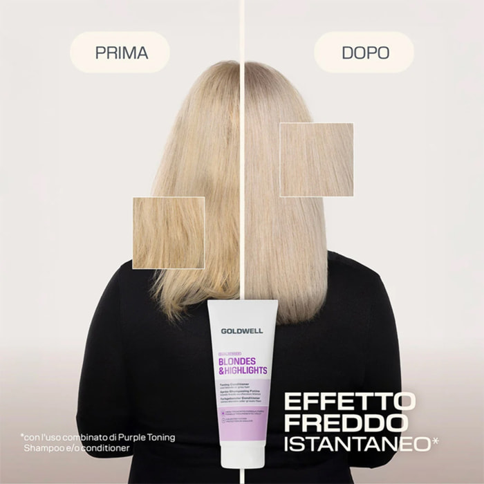 GOLDWELL DS Blondes & Highlights Toning Conditioner 200ml