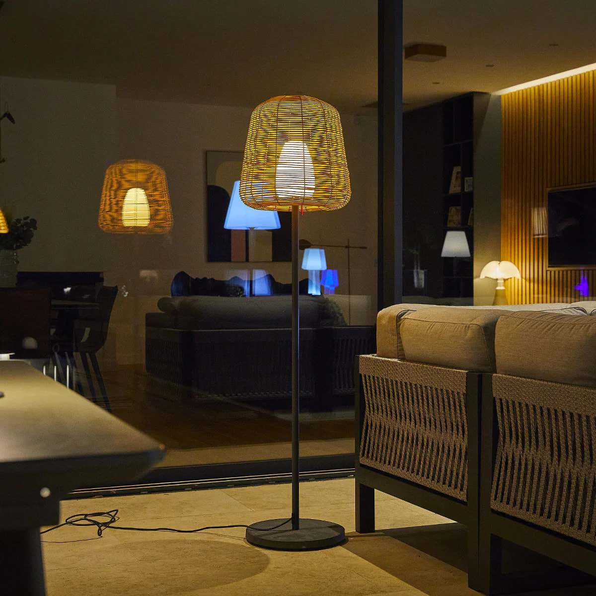 Lampadaire secteur TALL BOHEME E27 H150C