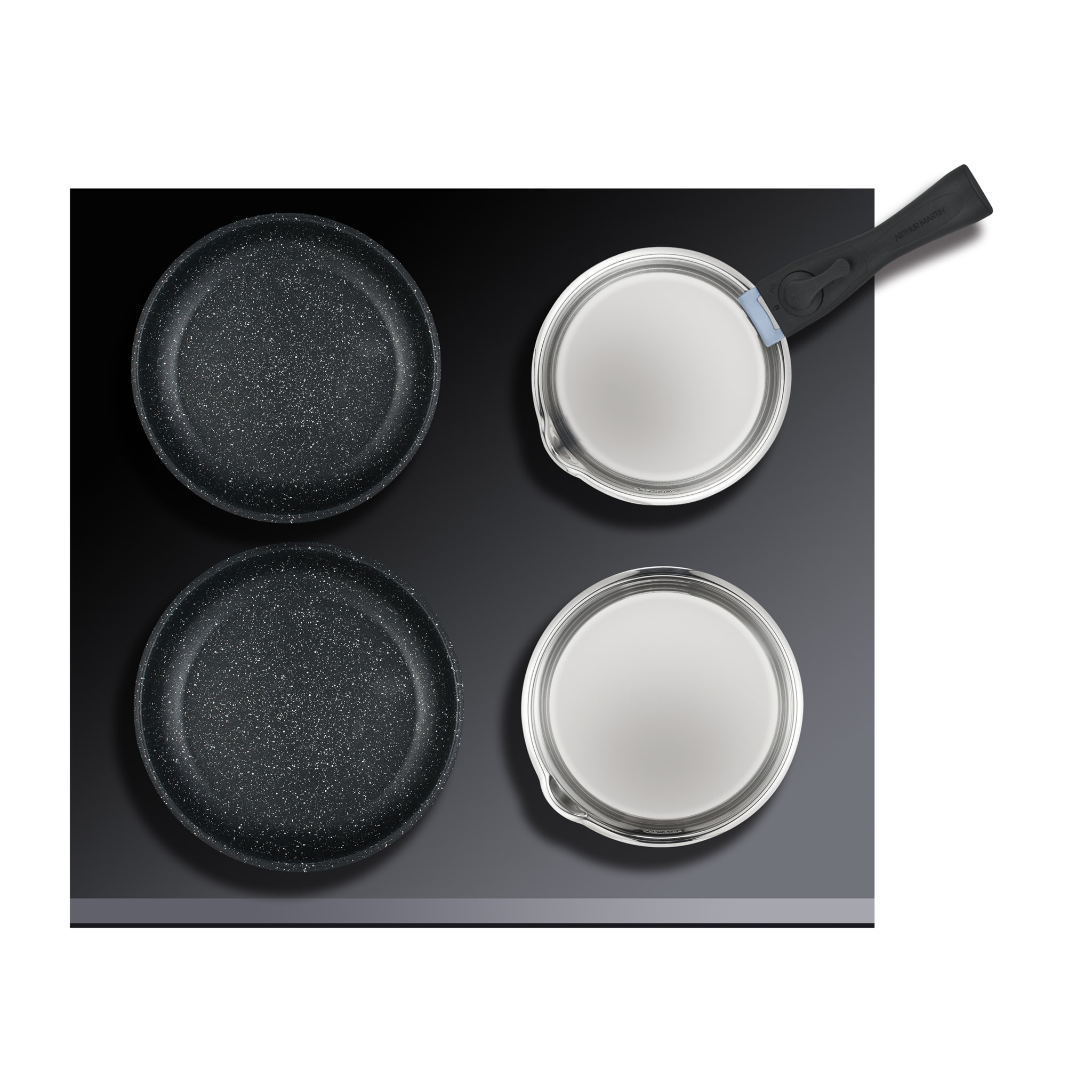 Batterie 8pcs inox amovible
