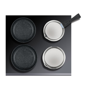Batterie 8pcs inox amovible