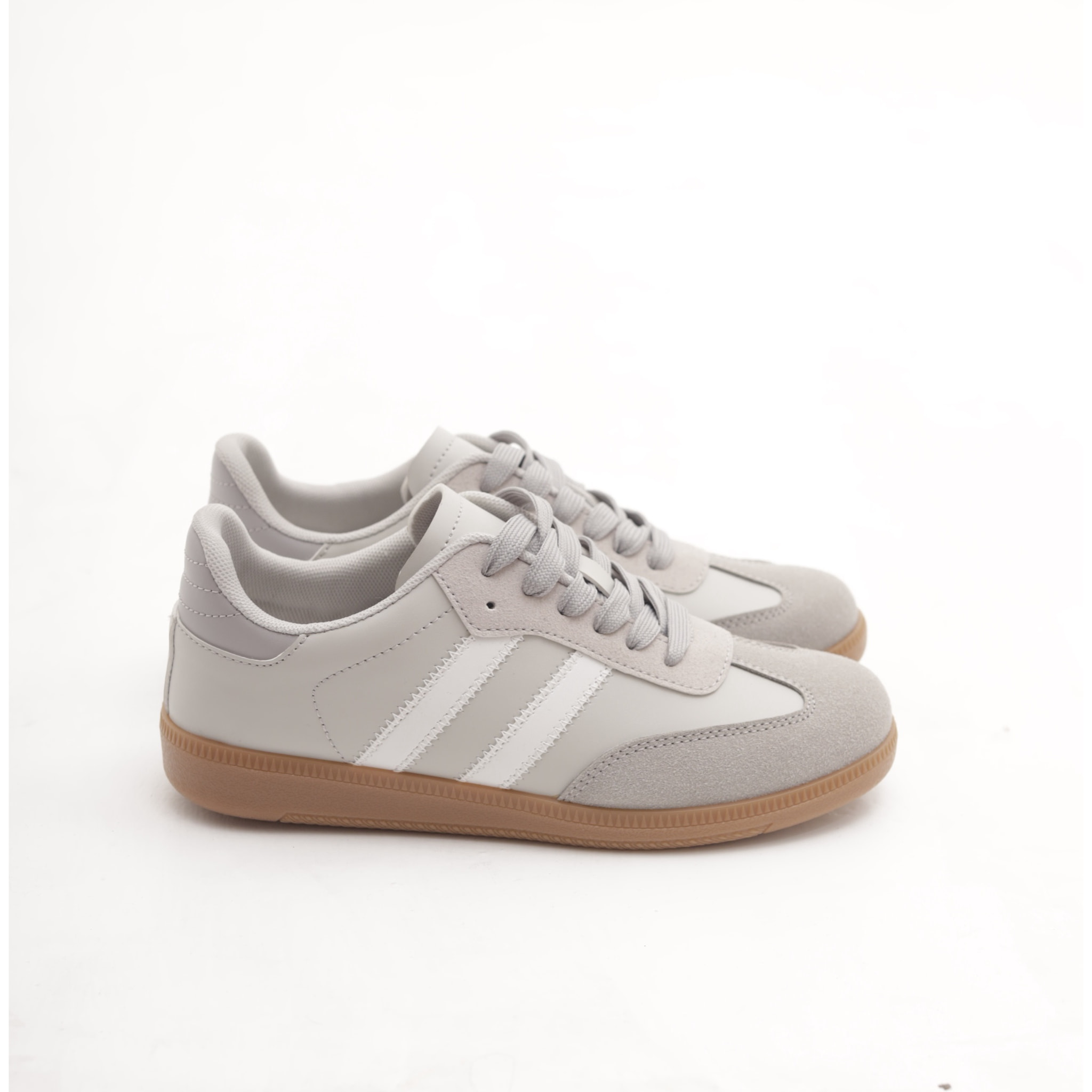 SNEAKERS FLAT GRIGIO