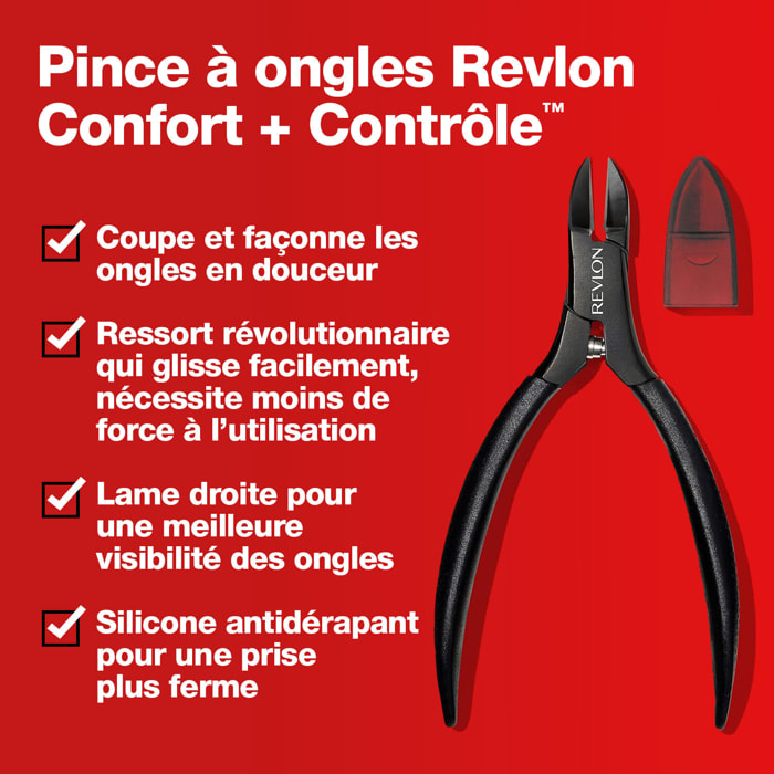 Pince à Ongles Confort + Contrôle - Coupe-Ongles Facile à Utiliser