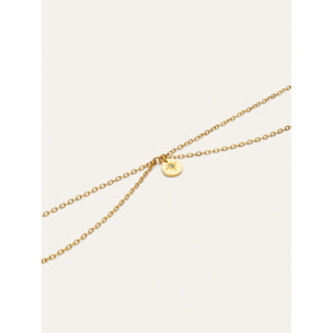 Cavigliera Boho Polar Star Acciao Placcato Oro
