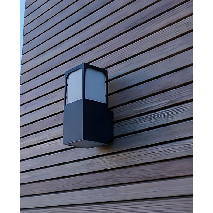 Forlight Veta apliqiue exterior negro para bombilla E27