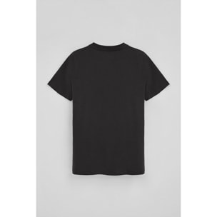 Pack uomo con due magliette in nero e bianco a girocollo con ricamo Rigby Go
