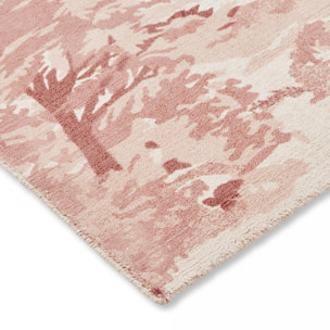 Tapis salon et chambre fait à la main en coton motif floral MADE