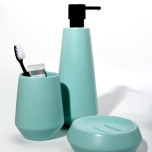 Brosse WC EN CERAMIQUE JOSHUA MATT AQUA