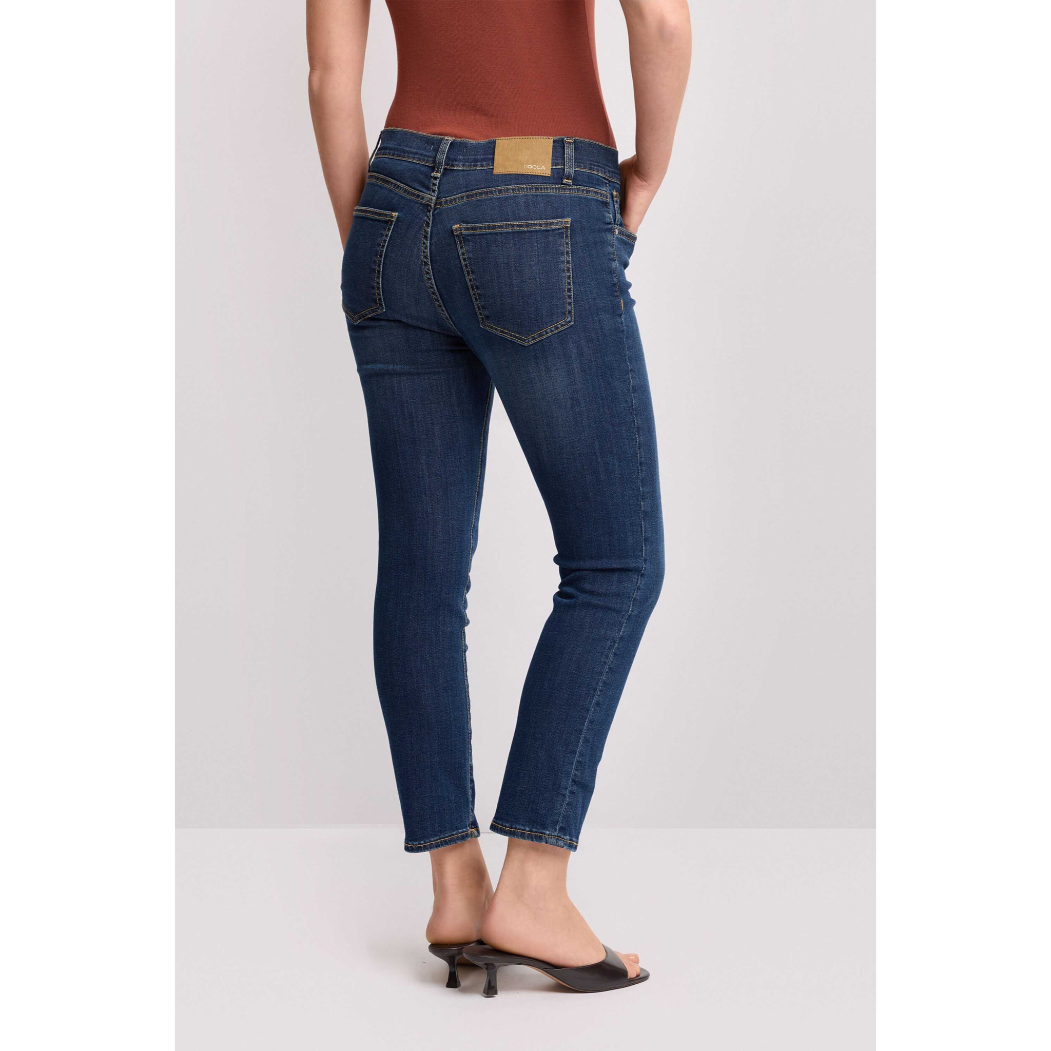 Kocca - Pantaloni in denim taglio skinny Donna, Denim