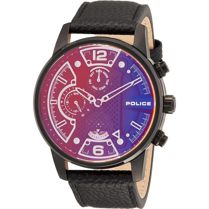 Reloj Police PEWJF2203306-SET Hombre Analogico Cuarzo con Correa de Cuero