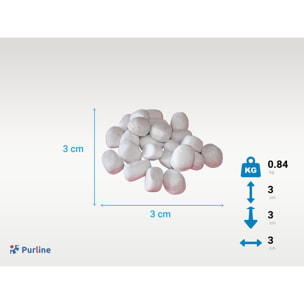 Pierres décoratives en fibre céramique pour cheminées à l'éthanol. 24 pièces