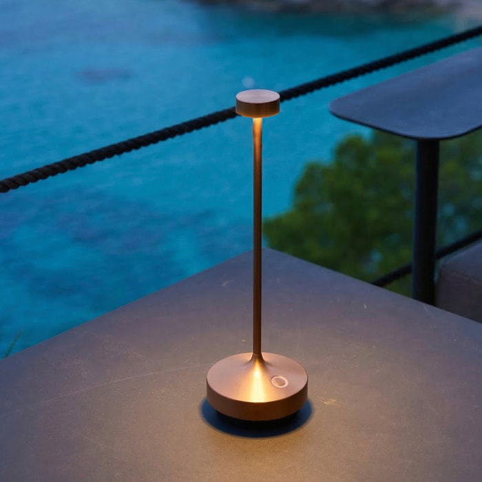 6 Lampe de table RUBY + Socle de charge