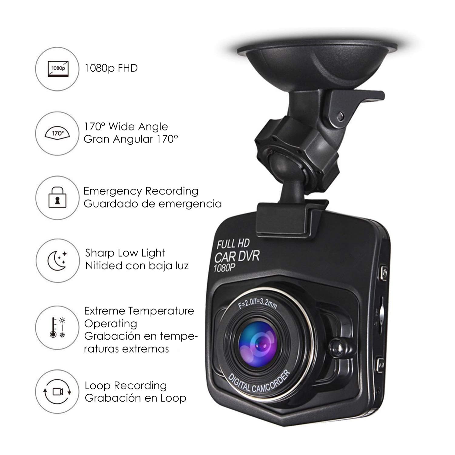 Dashcam cámara de vídeo para el coche CR3 con pantalla