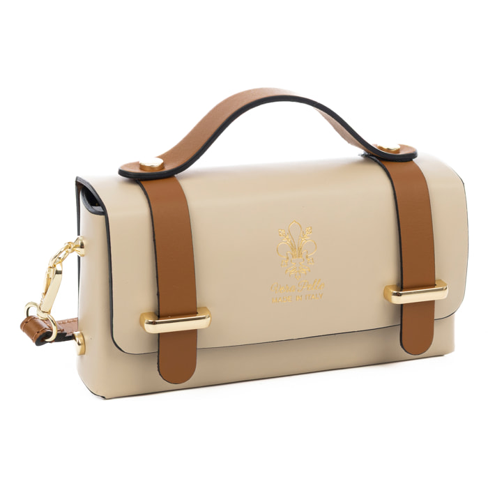 Bellante Bolso bandolera Mujer.Piel auténtica Ruga