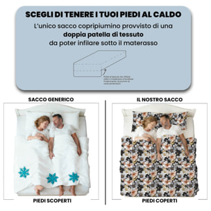 PARURE COPRIPIUMINO INFINITY - 100% Microfibra