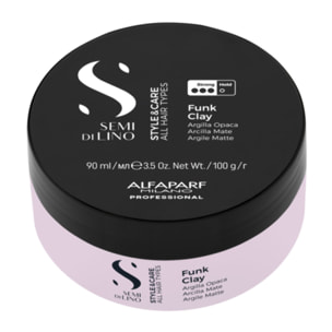 ALFAPARF MILANO Semi Di Lino Style & Care funk Clay 90ml