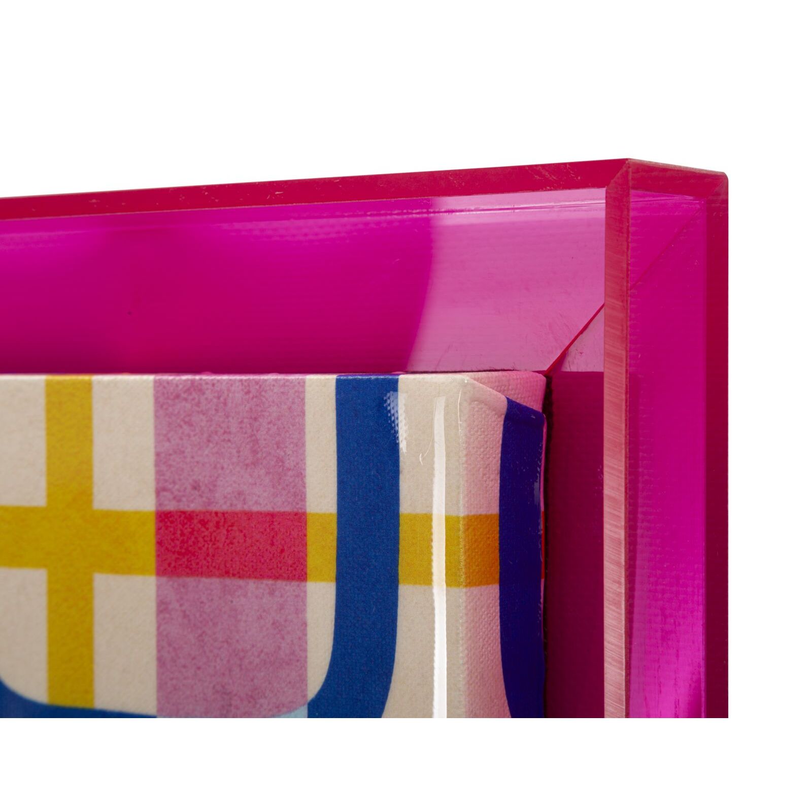 STAMPA SU TELA LACCATTO MODIS C/CORNICE -A- CM 60X3,3X80