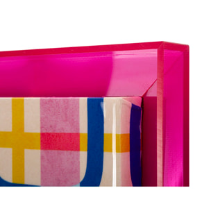 STAMPA SU TELA LACCATTO MODIS C/CORNICE -A- CM 60X3,3X80