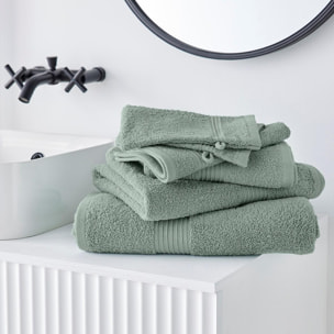 Serviette de bain uni ESSENTIAL vert