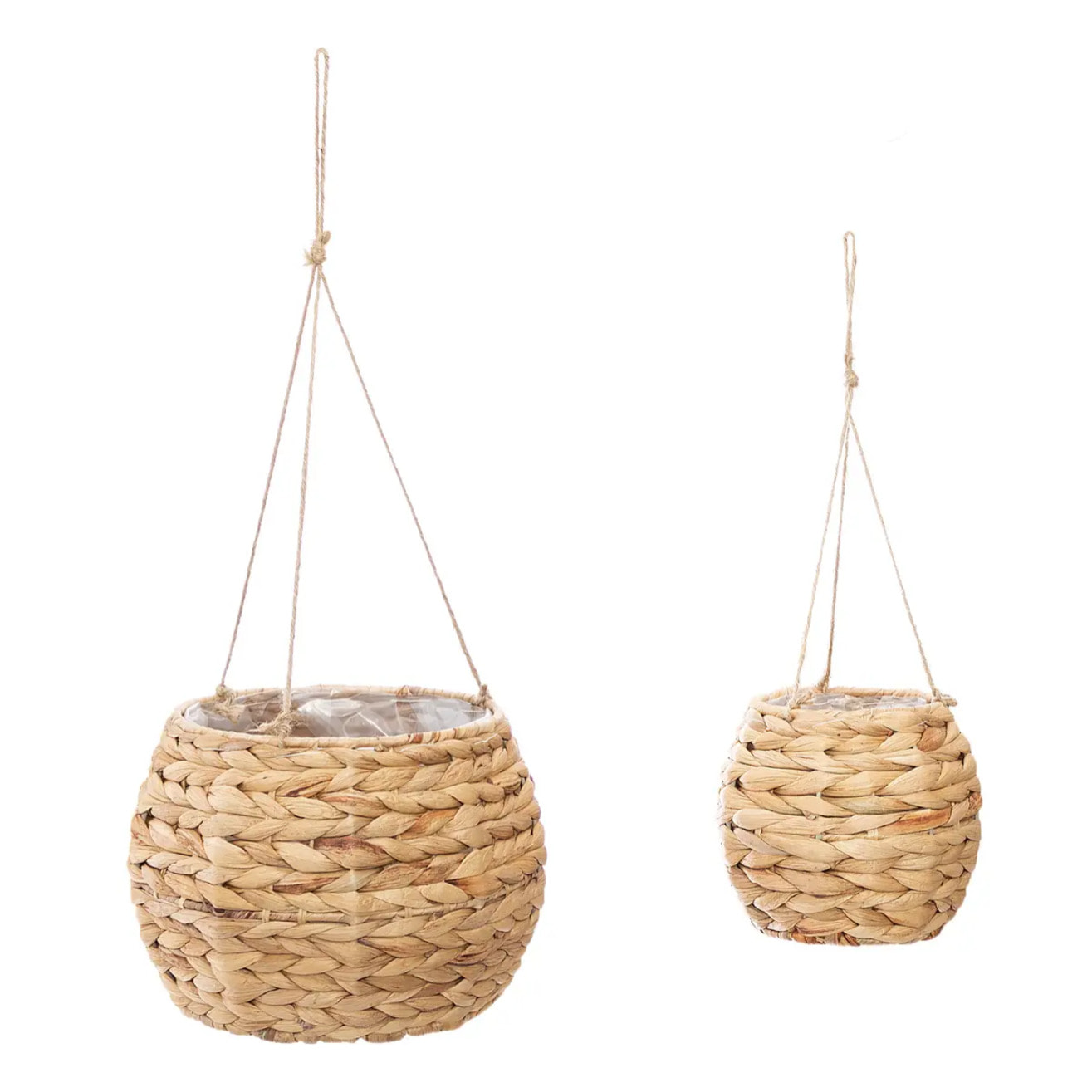 Set de 2 pots suspendus "Hya" jacinthe d'eau