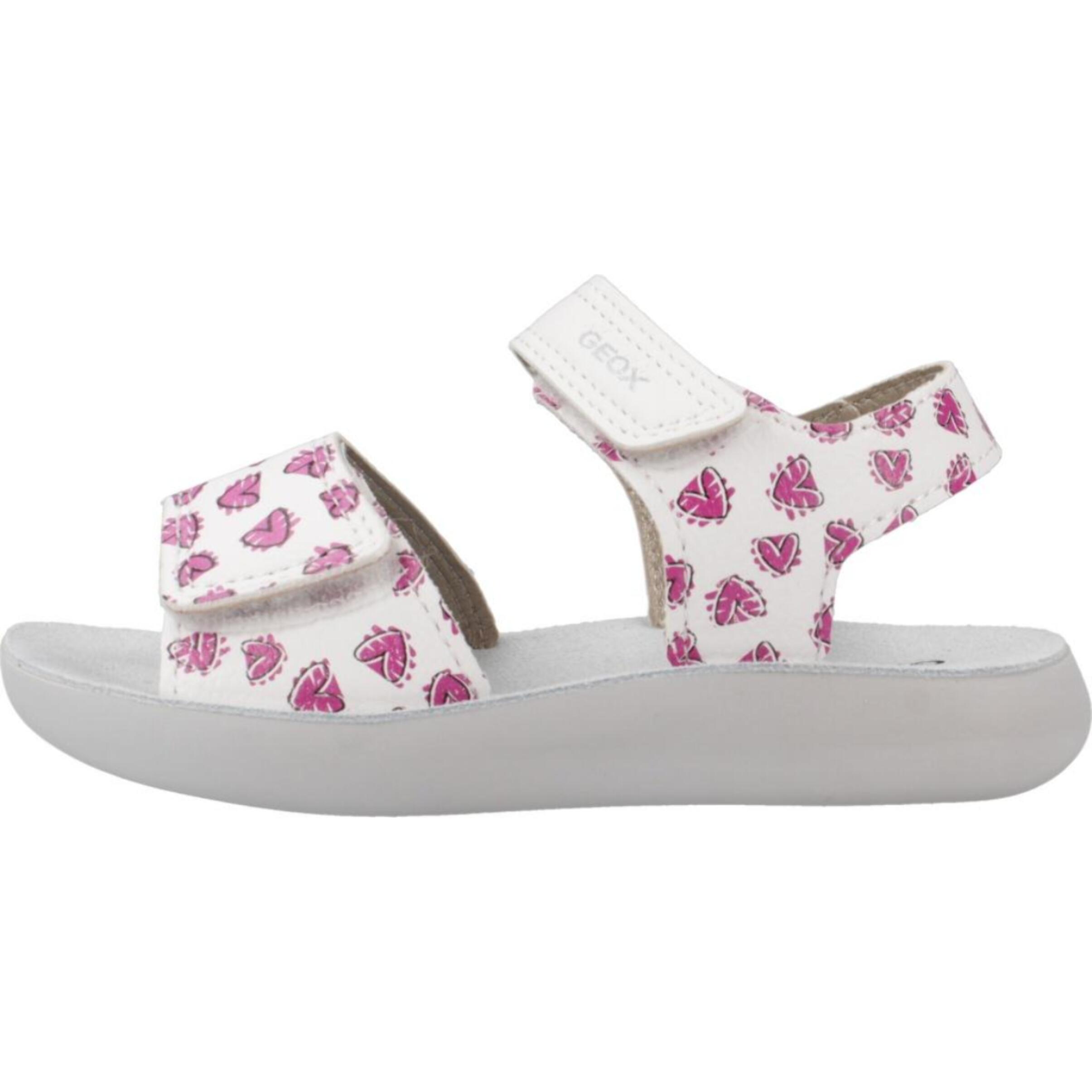 Sandalias Niña de la marca GEOX  modelo B SANDAL LIGHTFLOPPY BLANCO
