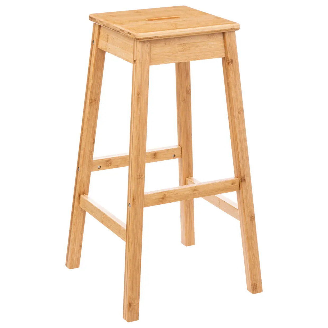 Tabouret de bar 75cm Bambou