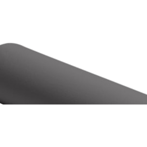 Drap housse percale de coton gris anthracite