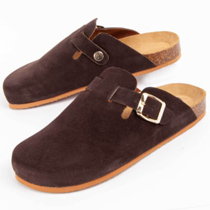 Zueco De Piel - Marron