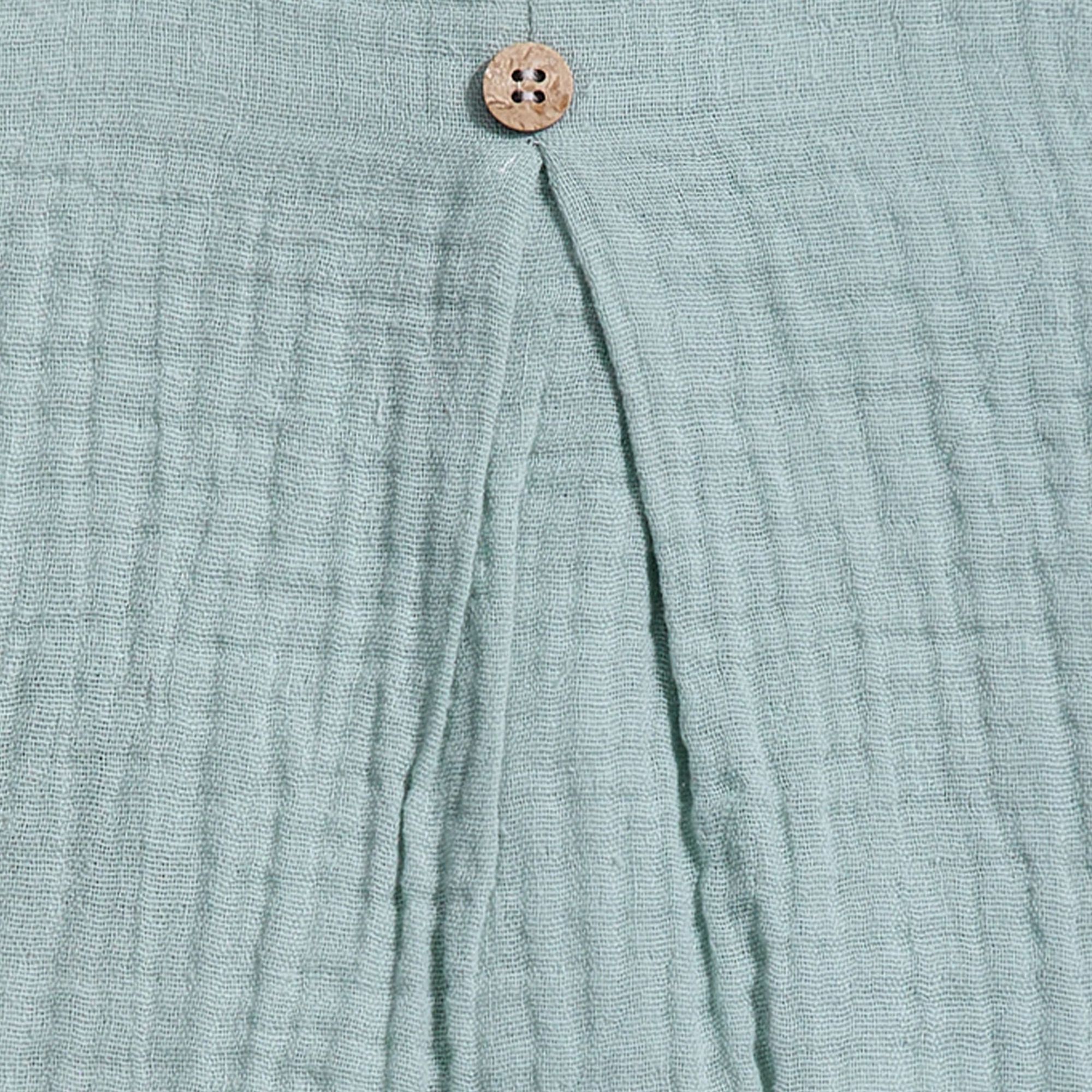 Body bebé manga corta bambula botones