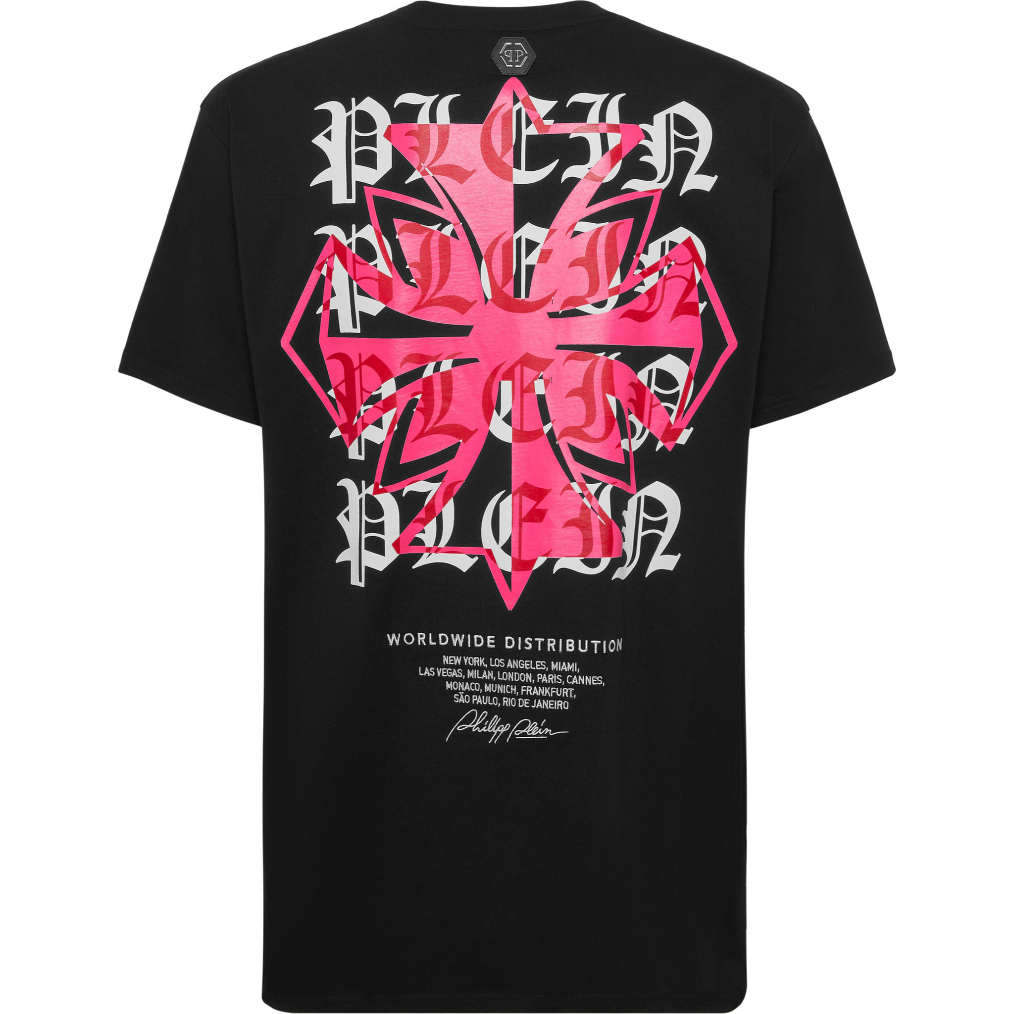 PHILIPP PLEIN T-shirt girocollo a maniche corte CREST