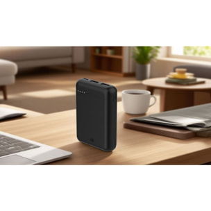 Batterie externe ESSENTIELB PowerBank 10000 MAH USBC NOIR compatible iPhone 16 15 14 13 12 Pro Max Samsung iPad Pro