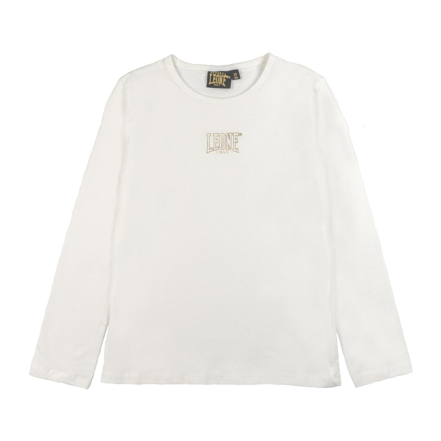 Camiseta de manga larga dorada Leone 1947 para niña