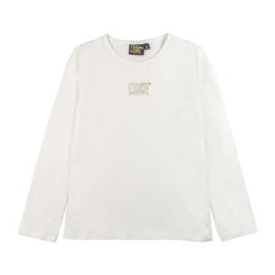 Camiseta de manga larga dorada Leone 1947 para niña